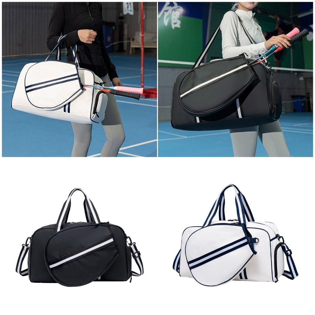 Yokua Pickleballs Toted Bag Duffle Bag Large Sports Gym Bag with Shoe Compartment