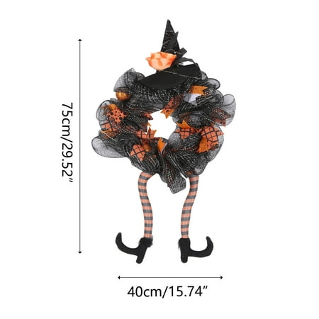 

WQQZJJ Home Decor Halloween Wreath Door Hanging Wreath Faceless Old Man Haunted House Decoration Pendant Horror Party Pendant Gifts For Women On Clearance