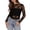 01-Black, variant on Sheer Mesh Long Sleeve Layering Top for Women Mock Neck Floral Lace Tshirt See Through Shirt Blouse Undershirt