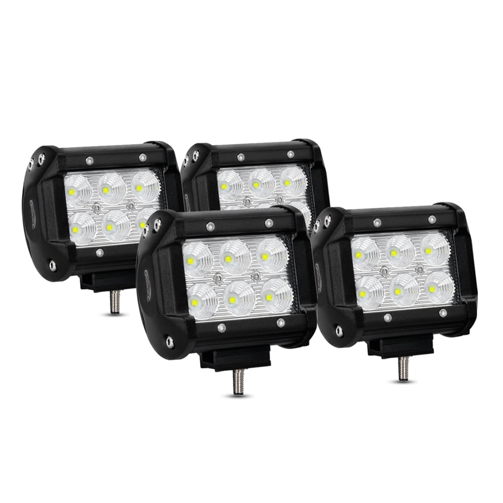 Led light bar 4PCS 4Inch 18w Flood Led Bar Fog Lights Led off Road