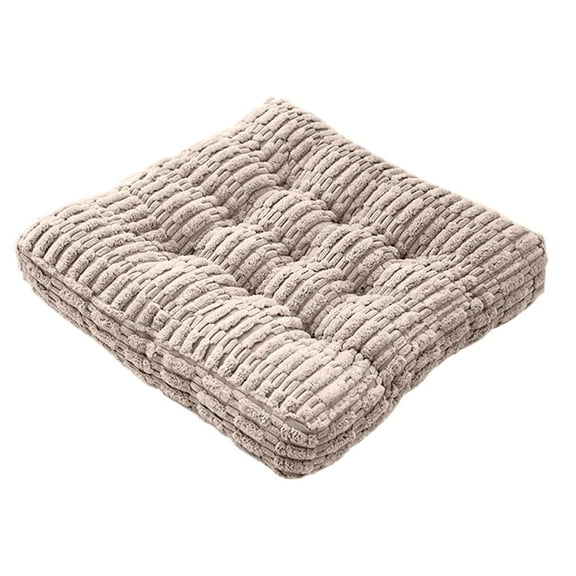 CASAFUN Squares Pillows Seating for Adults & Kids,Seat Cushion for Office Chair,Meditation Floor Pillow for Yoga Balcony Living Room Tatami Outdoor,Cushion Pad for Long Seating