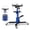 Blue, variant on 1322 LBS 2-Stage Hydraulic Transmission Jack, High-Lift Telescopic Transmission Lift with Foot Pedal and 360° Swivel Wheels for Garage & Auto Repair Shop