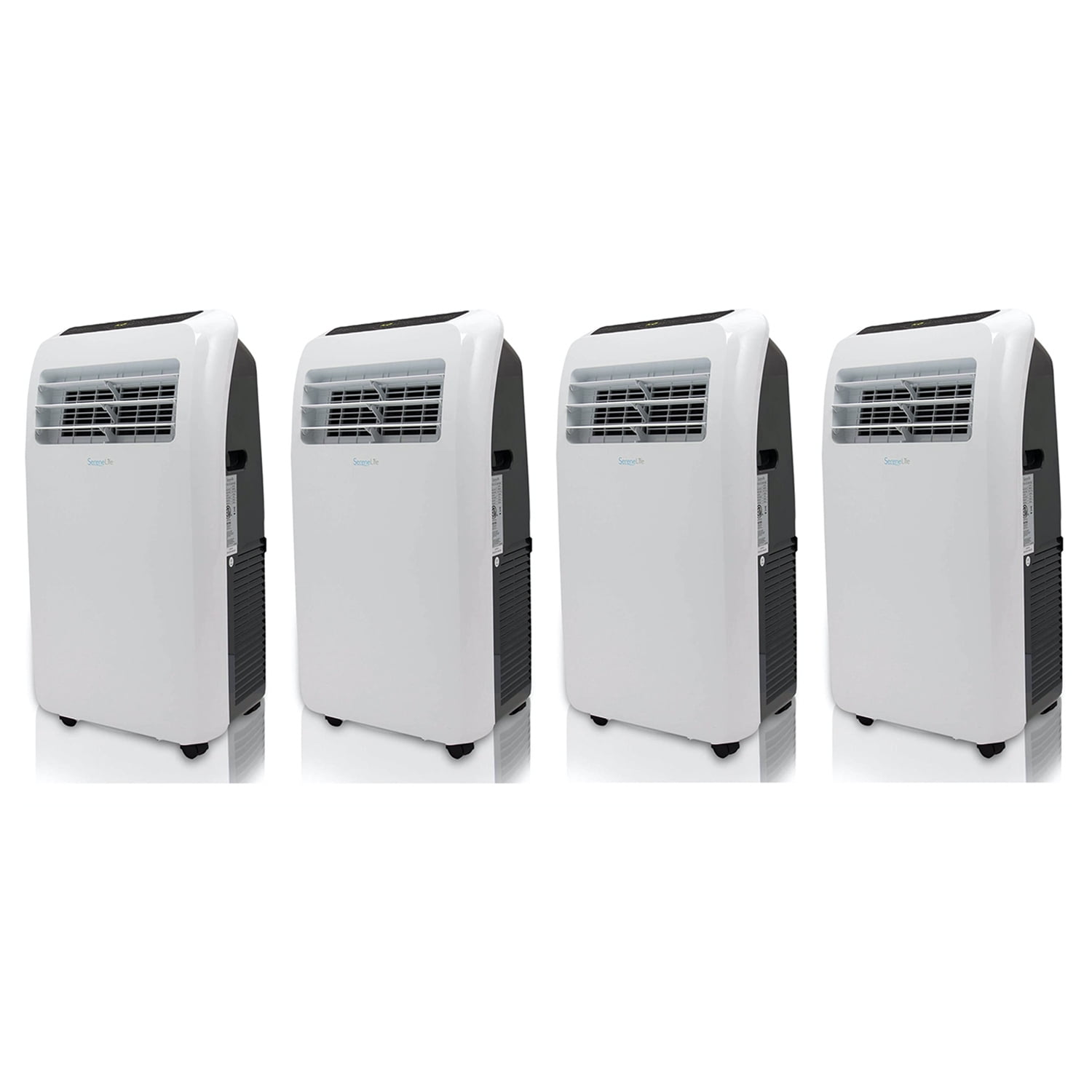 SereneLife SLACHT128 Portable 12000 BTU Room Air Conditioner & Heater (2 Pack)