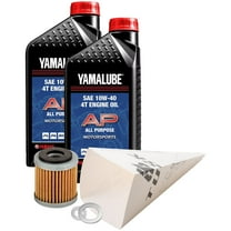 Tusk 4-Stroke Oil Change Kit Yamalube All Purpose 10W-40 for Yamaha YFZ 450 2004-2005