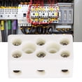 thumbnail image 4 of Ceramic Terminal Block10pcs 3 Way 24A Terminal Block Porcelain Terminal Block Finely Tuned Performance, 4 of 5