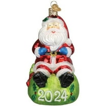 Old World Christmas 4.75In 2024 Jovial Santa, Glass, Toy Sack Celebrate 40345