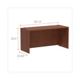 thumbnail image 2 of Alera ALEVA256024MC 59.13 in. x 23.63 in. x 29.5 in. Valencia Series Credenza Shell - Medium Cherry, 2 of 8