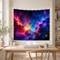 thumbnail image 5 of Exploding Star in a Swirling Nebula with Dark Planet, Dramatic Fantasy for Space Lovers, Astronomical Wall Art, Housewarming Gift, Tapestry Wall Hanging for Bedroom and Studio, 5 of 7