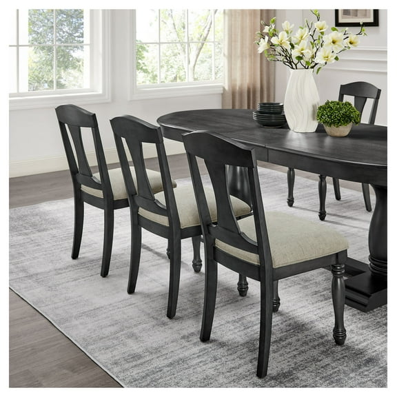 Wooden Frame Upholstered Dining Chairs set of 2,Mid Century Retro Chairs Comfor Kitchen Chairs for Living Room,Restaurant