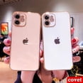 thumbnail image 4 of COVET Carcasas Funda Protectora De Silicona Galvanizada Funda Case Carcasa Para iPhone 11 12 13 14 Pro Max Xr X Xs Max 7 8 Plus SE 2020, 4 of 4