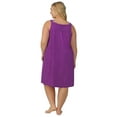 thumbnail image 5 of Aria Women's Sleeveless 40" Cotton Nightgown, Sizes XS-5X, 5 of 8