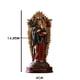 thumbnail image 4 of Estatua de monja hecha a mano en resina, 6 x 5,5 x 14,5 cm, 190 g, líneas suaves, para decoración del hogar, estantería familiar, repisa de la chimenea, regalo, 4 of 8