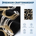 thumbnail image 7 of Nanan 9'x12' Geometric Area Rug Modern Abstract Rug with Non Slip Backing, Soft Machine Washable Indoor Carpet for Living Room, Bedroom, Dining Room, Black, 7 of 7