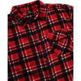 thumbnail image 6 of Bobcat Men's Flannel Shirt - Micro Polar Woven Long Sleeve Button Down Shirts for Men (Sizes: S-XL), 6 of 7