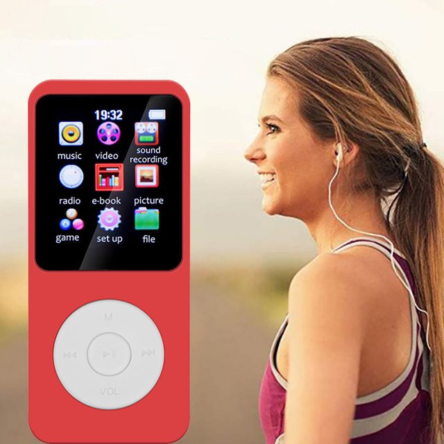 MP3 Player Type-C Student Walkman Bluetooth-Compatible5.4 Built-in Speaker Music Stereo Player Support FM Radio E-Book Recording