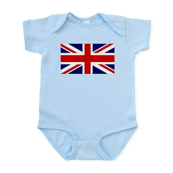 CafePress - Union Jack Flag Of The United King Infant Bodysuit - Baby Light Bodysuit, Size Newborn - 24 Months