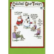 Nobleworks Group Therapy Funny / Humorous Christmas Card (1 card/1 envelope)