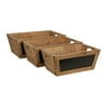 Cheungs Set Of 3 Wood Crate With Chalkboard - Large