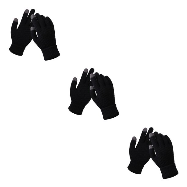 Minnieouse Guantes Pantalla Táctil Manopla Cálida Unisex Mujer Guantes Invierno Manoplas Punto Type4 NO4 Minnieouse CBP033271