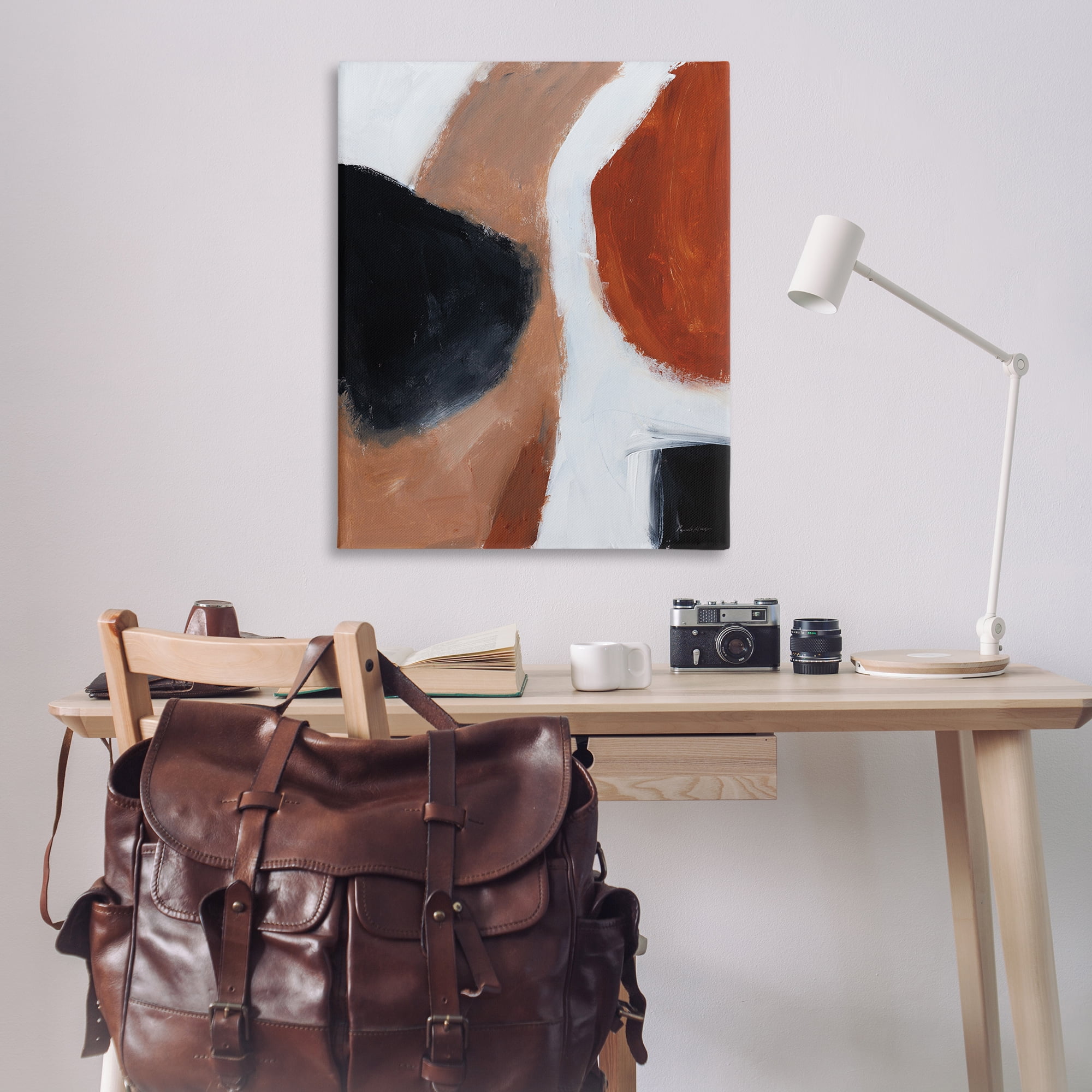 Stupell Industries Rare Earth Tones Abstract Abstract Painting Wrapped Canvas Art Print Wall Art, 36 x 48
