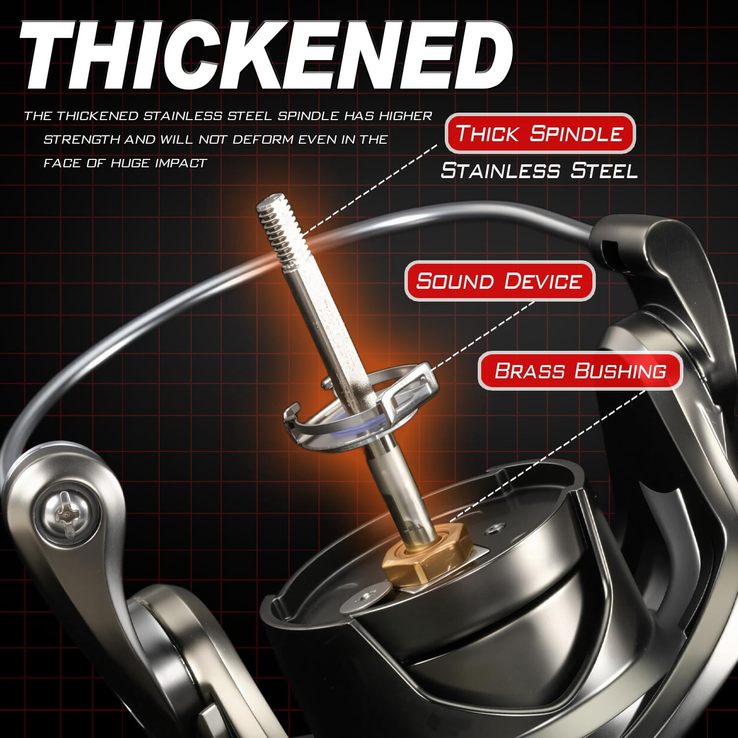 Spinning Reel - 5.2:1 Gear Ratio  12+1 Bearings Freshwater Saltwater Fishing Ultra-smooth Cnc Aluminum Spool Lightweight & For Bass Trout Salmon