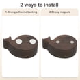 thumbnail image 4 of Campana de tendero, timbre de puerta de madera colgante magnético para abrir la puerta, ballena, 4 of 6