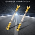thumbnail image 3 of 6Pcs 88mm Aluminum Alloy Adjustable Push RodsTurnbuckle Rod Linkage Accessories for RC Car Models, 3 of 7