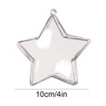 thumbnail image 3 of 10 Uds. De adorno acrílico de estrella para dulces, decoración navideña para fiesta de Navidad, decoración del hogar, 3 of 8