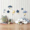 thumbnail image 1 of Bed Bell Baby Toys Crib Rattles Star Moon Rocket Mobile For Crib Mom Handmade Material Package Kids Holder Bed Musical Box heqiyong LED, 1 of 2