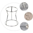 thumbnail image 3 of Stainless Steel Pancake Batter Stand Confectionery Funnels with Stand Batter Dispenser Bakery Use Cake Decorating Tool Silver, 3 of 5