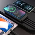 thumbnail image 4 of 4 USB Power Bank, Ultra High Capacity Wireless Power Bank Fast Charging External Battery with Battery LCD Display, 4 of 8