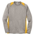 thumbnail image 5 of Yellow Rooster Men's Long Sleeve Heather Colorblock Contender T-Shirt Vintage H./Gold XL, 5 of 6