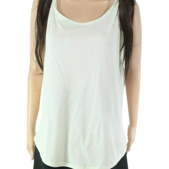 MELROSE AND MARKET Womens Twisted Strap Tank Top, Green, Small