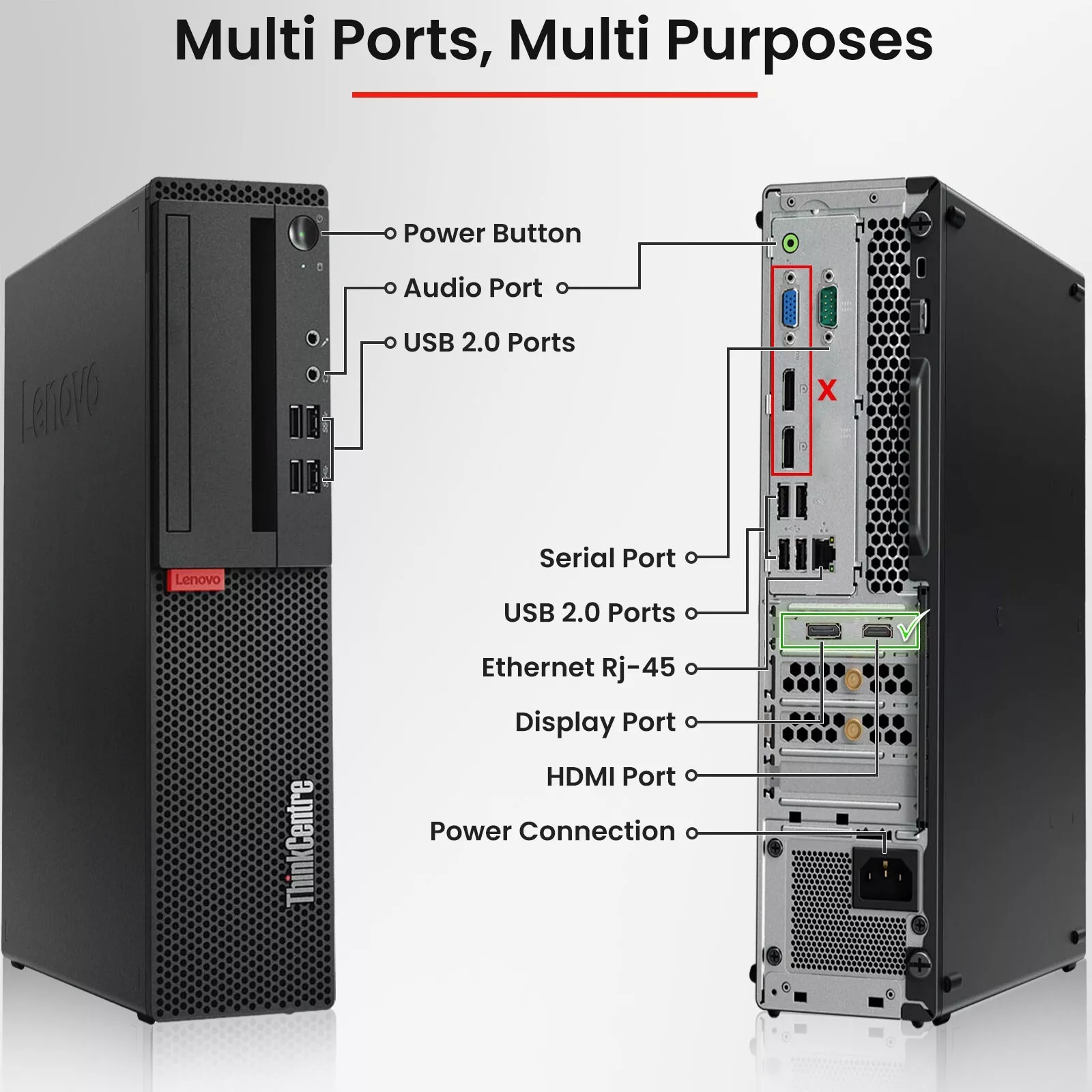 Restored Lenovo Windows 11 Pro Gaming Desktop PC, Intel Core i5