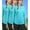 Blue, variant on 3 pack Women's Sun Protection Athletic Tops - Long Sleeve UPF 50+ UV Rash Guard Shirts for Swim, Hiking & Running Workouts