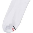 thumbnail image 6 of Hanes Men's 36-Pack X-Temp Active Cool Crew Socks White, (Shoe Size 6-12 / Sock Size 10-13) (Fresh IQ Advanced Odor Protection Technology, Extra-Thick Active Cooling / Reinforced Heel & Toe AC1812, 6 of 7
