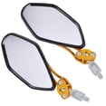 thumbnail image 4 of EeaseCA 1 Pair Motorbike Retroreflector Motorcycle Rearview Mirror Modified 360°Rotated Adjustable Rearview Mirror (Golden), 4 of 7