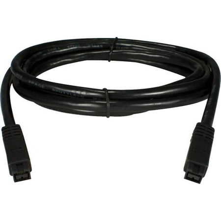 Gigaware 6 Ft Firewire Cable - 9 Pin To 9 Pin IEEE 1394 Connection Cable