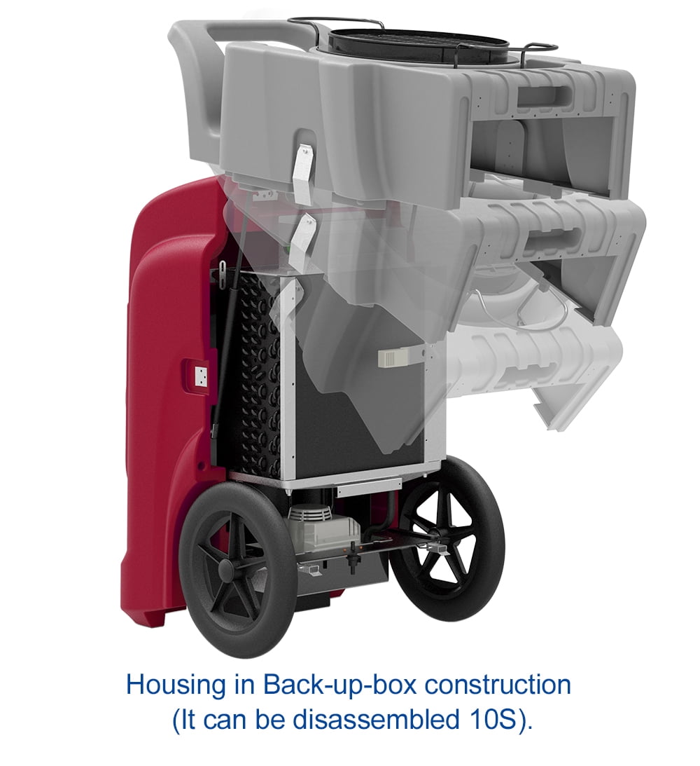 ALORAIR 270 PPD Smart Wi-Fi Portable Industrial Commercial Dehumidifier With Hose for Flood Restoration