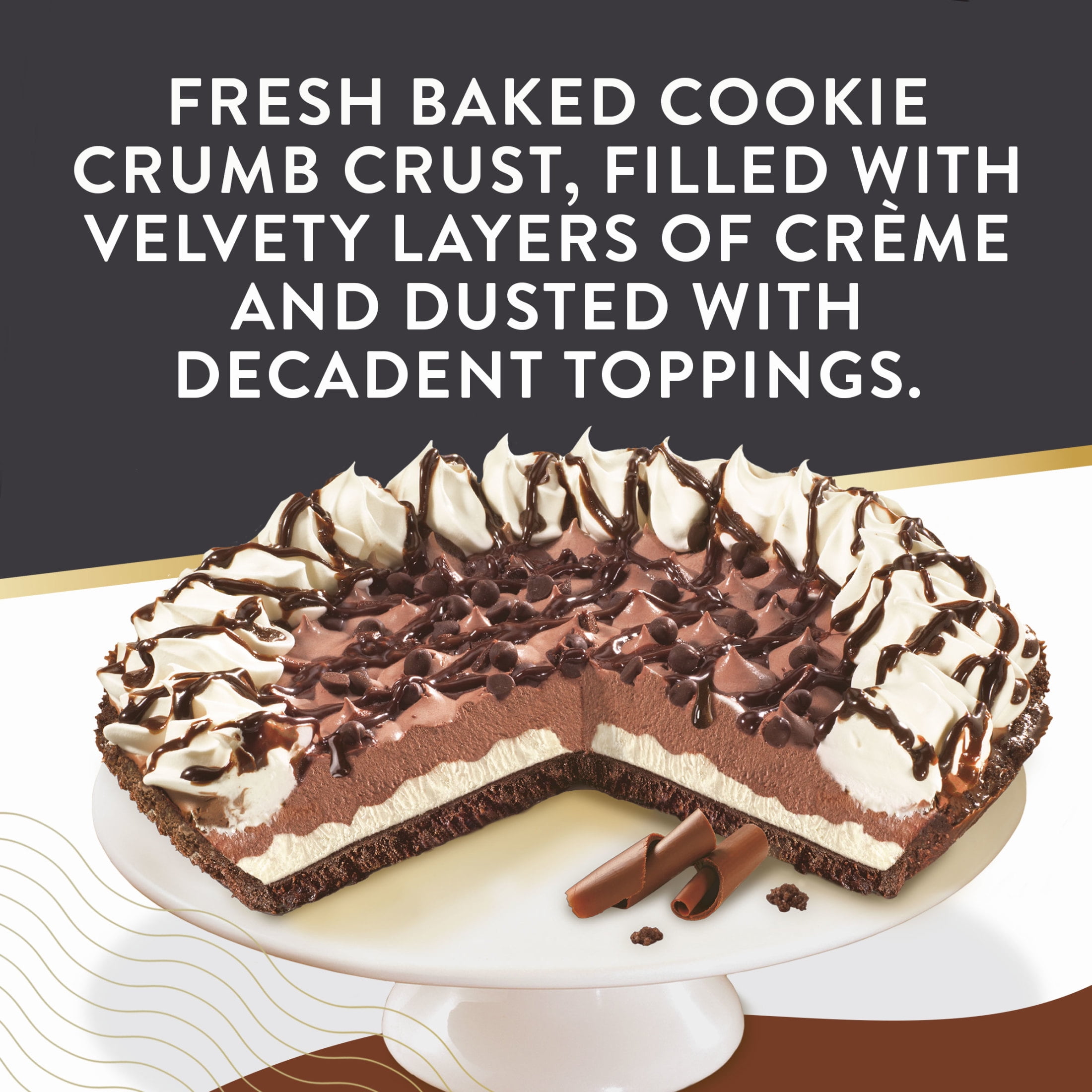 Edwards Premium Desserts Frozen Chocolate Crème Pie, 25.5 oz