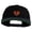 Black Purple, variant on Mini Broken Heart Patched Classic Snapback Wool Blend 2 Tone Cap - Black Purple OSFM