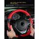 thumbnail image 4 of Funda para volante de coche Four Seasons General Motors mango universal hombre mujer la mayor parte del coche (negro+rojo-tamaño estándar), 4 of 4