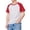 Red, variant on Boys Girls Baseball Tees Raglan T-Shirt Short Sleeve Blouse Casual Crew Neck Tops (Grey 6-7 Years)