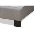 thumbnail image 5 of Baxton Studio Lisette Modern and Contemporary Grey Fabric Upholstered King Size Bed, 5 of 7