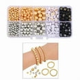 thumbnail image 2 of Jewelry Beads Resin Beads Round Spacer Beads Letter Beads Craft Beads, 2 of 14