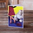 thumbnail image 2 of Poodle High Maintenance Greeting Cards and Envelopes Pack of 8, 2 of 2