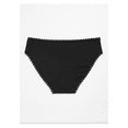 thumbnail image 2 of Jenni Women’s Lace Trim Bikini Underwear, Black , M, 2 of 2