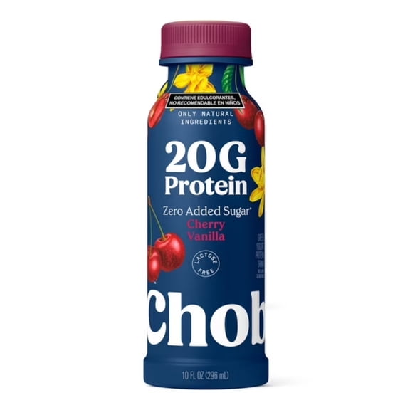 Yogurt bebible Chobani Cherry Vanilla 20g proteína 296gr