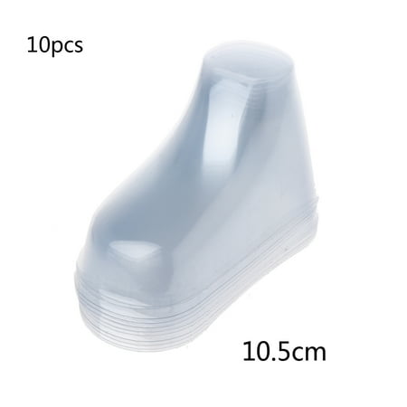 

10Pcs Clear Plastic Baby Feet Display Toddler Booties Socks Shoes Supports Shaper Stand Holder Showcase for Store Home