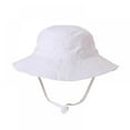 6M8T Infant Baby Girl Boy Sun Hat Toddler Kids Bucket Hat Adjustable Cap UPF 50+